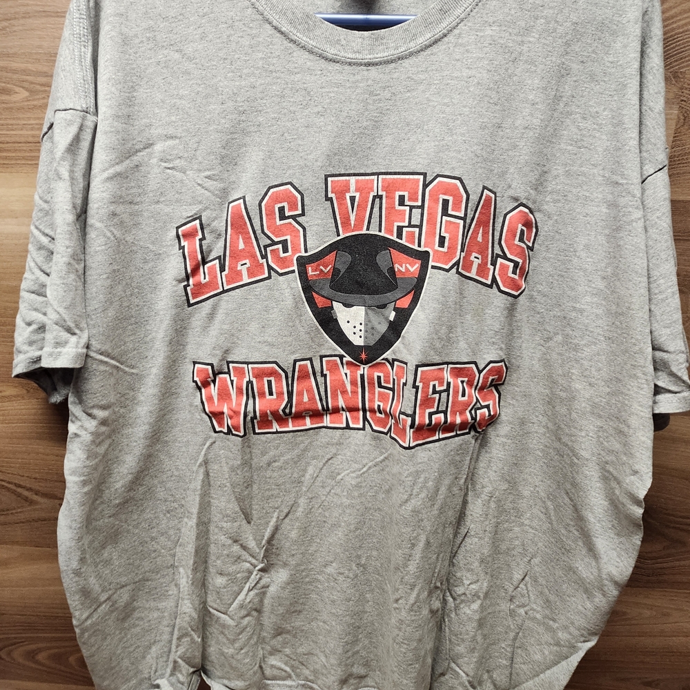 Gray Las Vegas Wranglers T-Shirt
